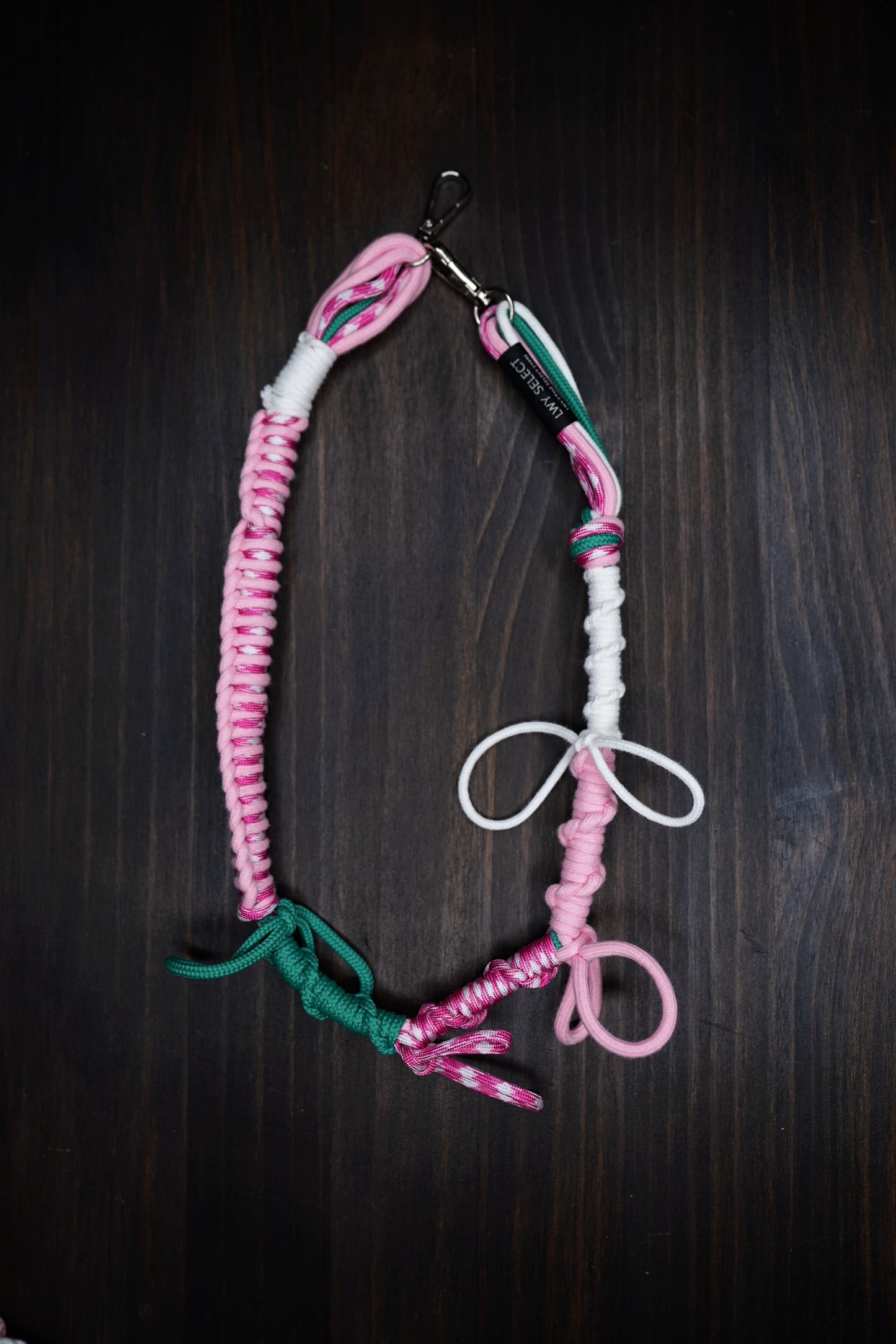 Type 01 - 2 Part Detachable ribbons Braided mobile phone strap