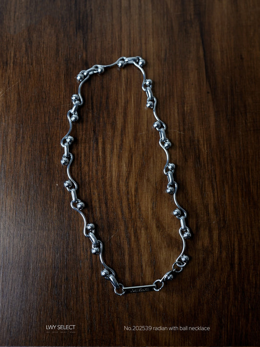 No.202539 radian with ball necklace