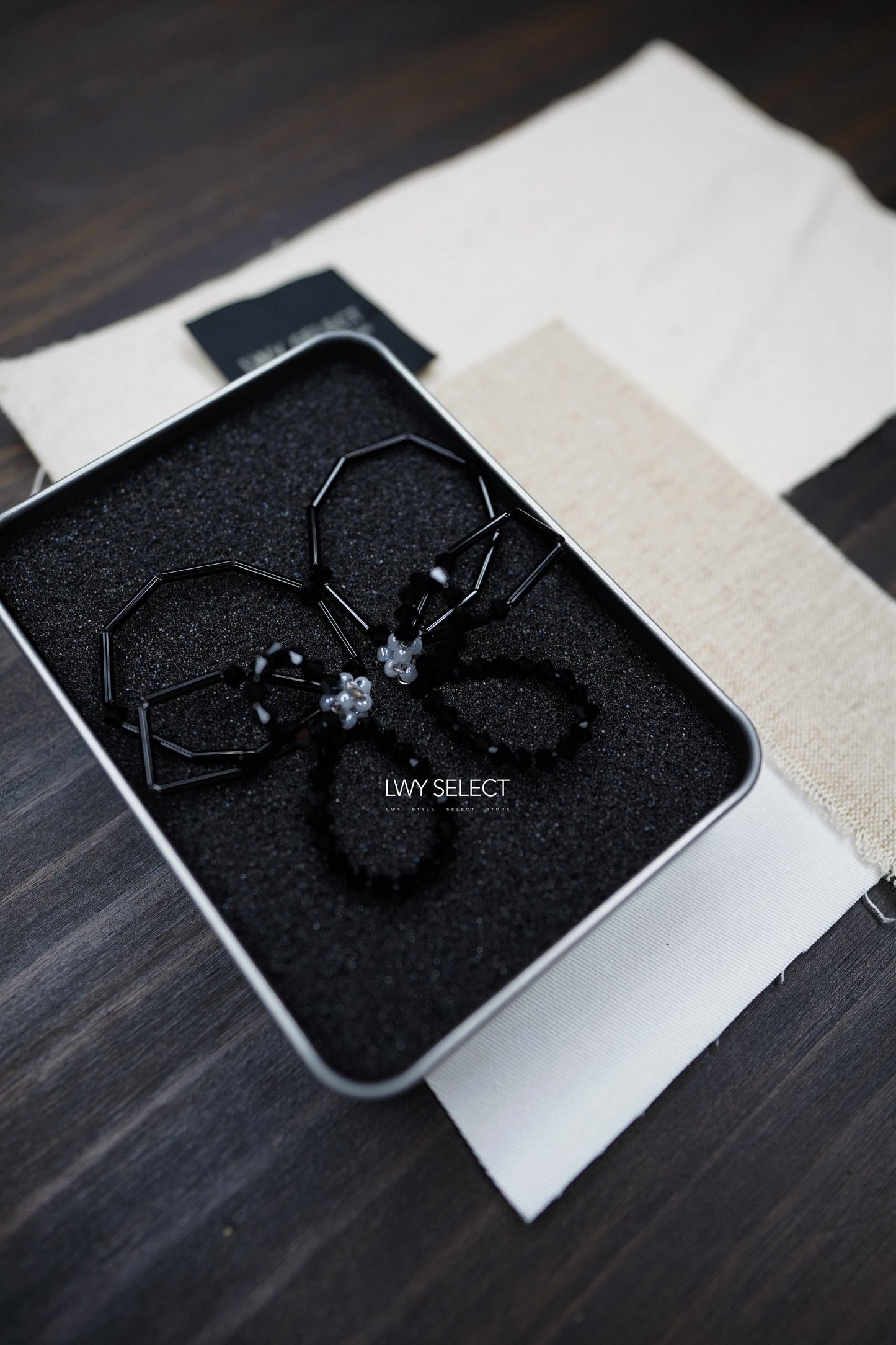 No.202432 Black Butterfly earrings