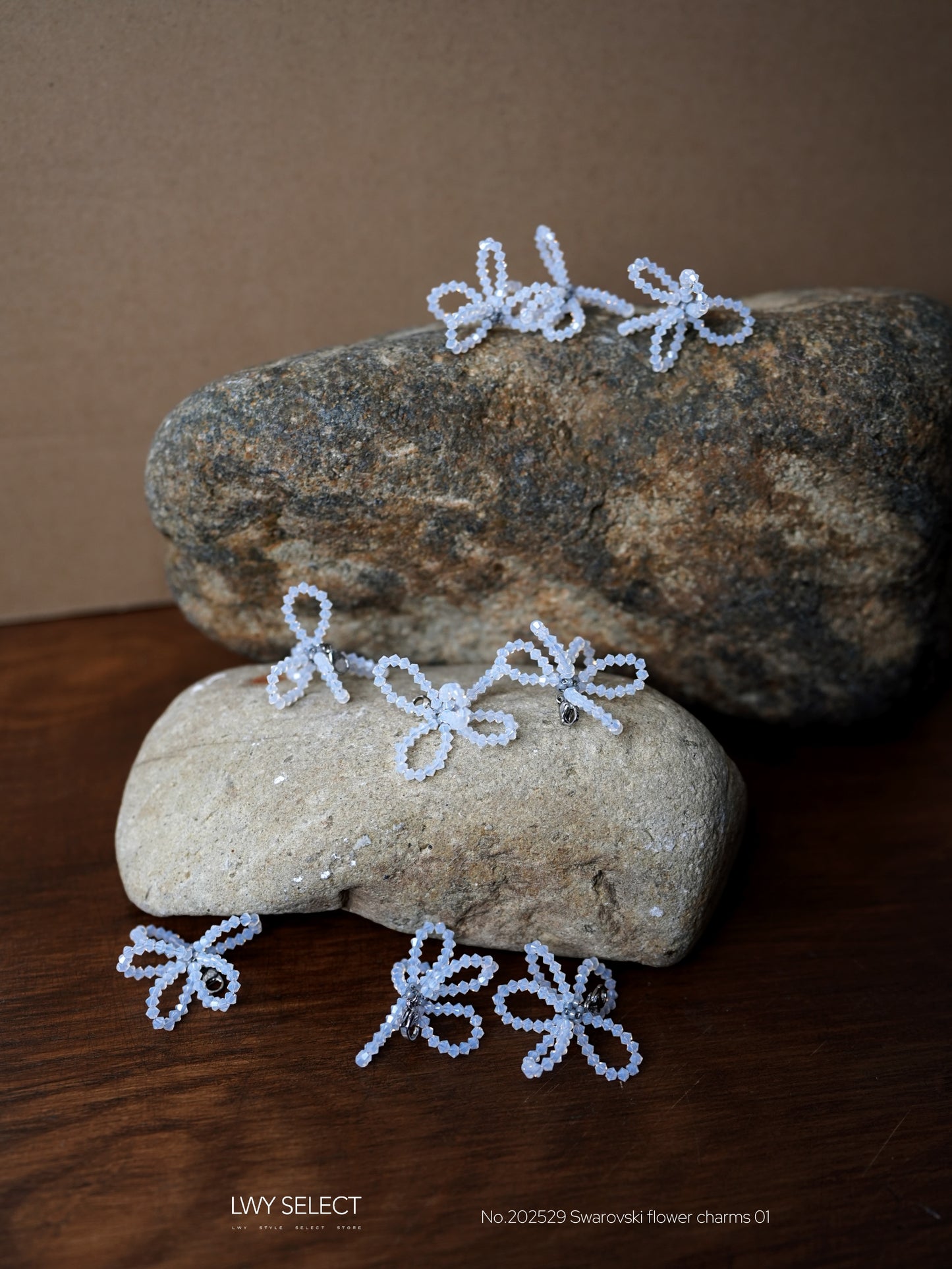 No.202529 Swarovski flower charms 01