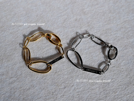 No.202544 gold irregular bracelet