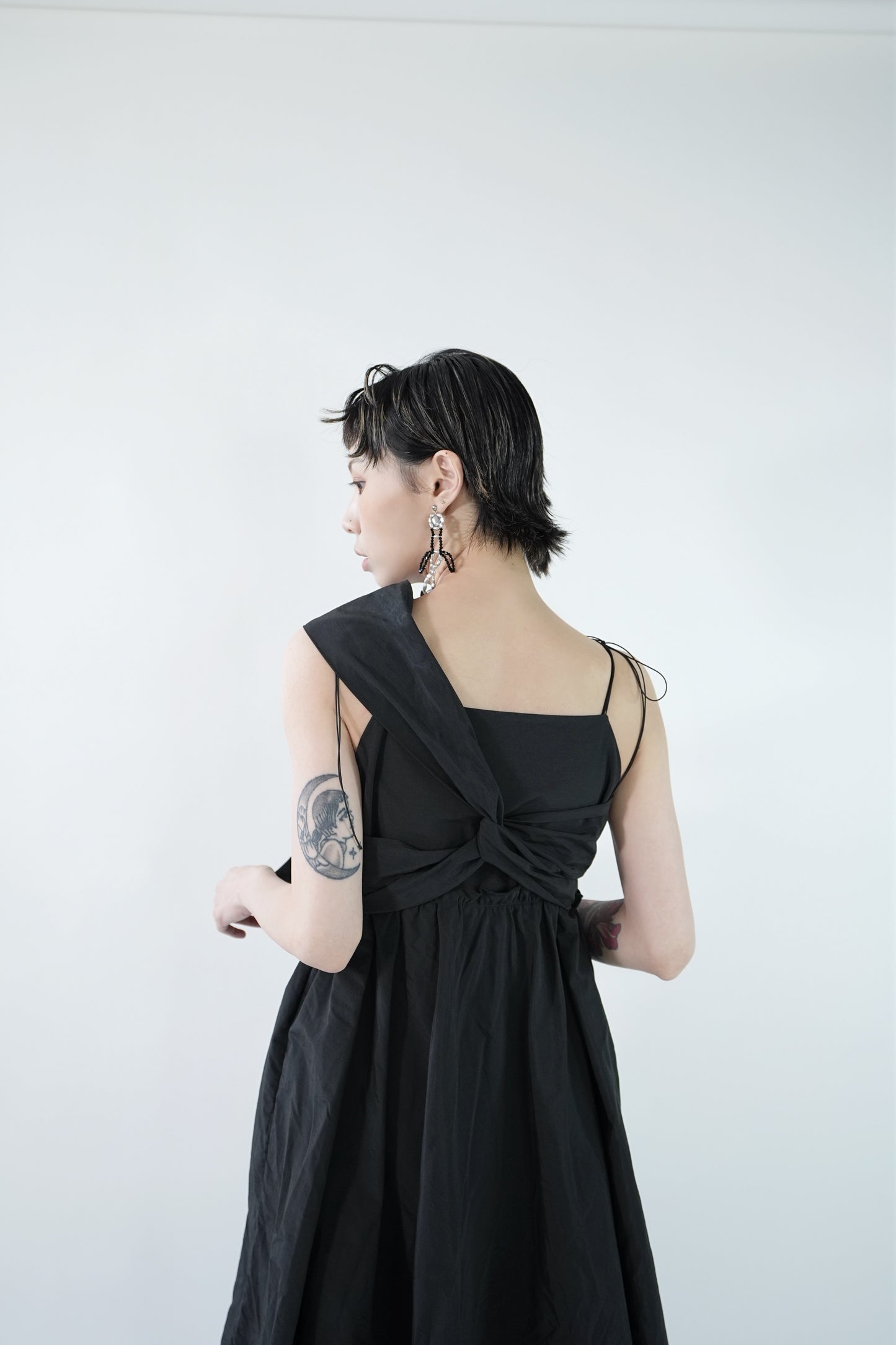 No.202417 black love yourself vest dress - 2024 June Collection