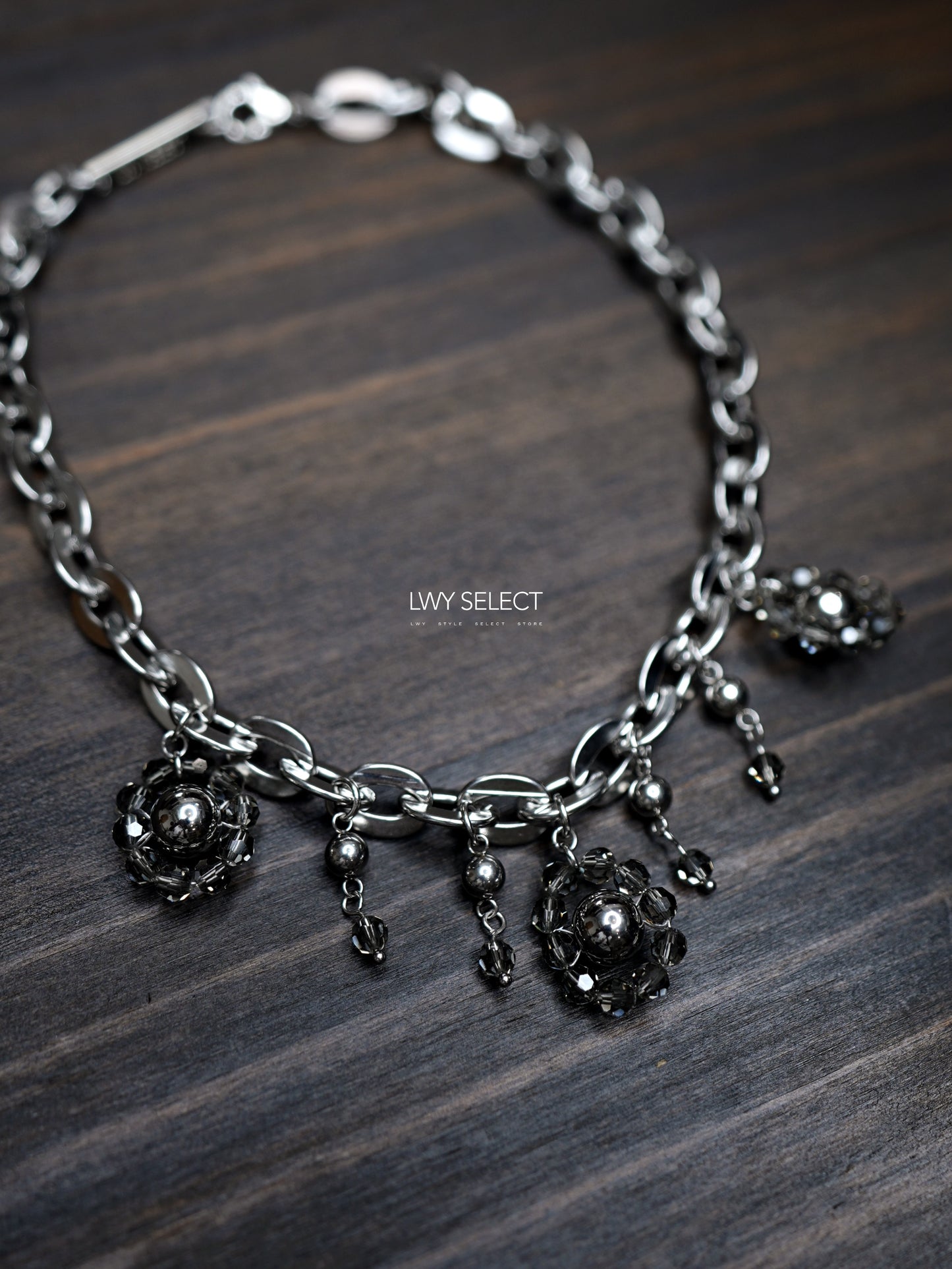 No.202466 Swarovski x steel necklace