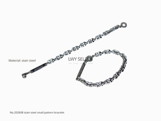 No.202608 stain steel small pattern bracelet
