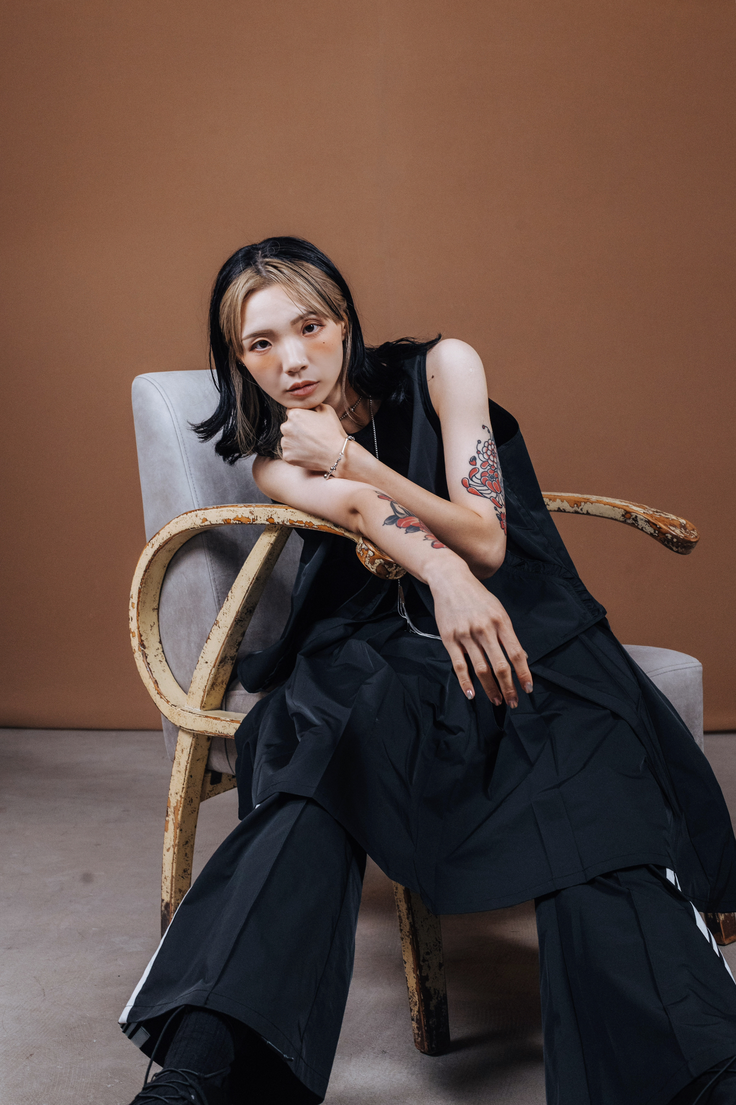 No.202513 Pleated skirt (black) - 2025 June Collection