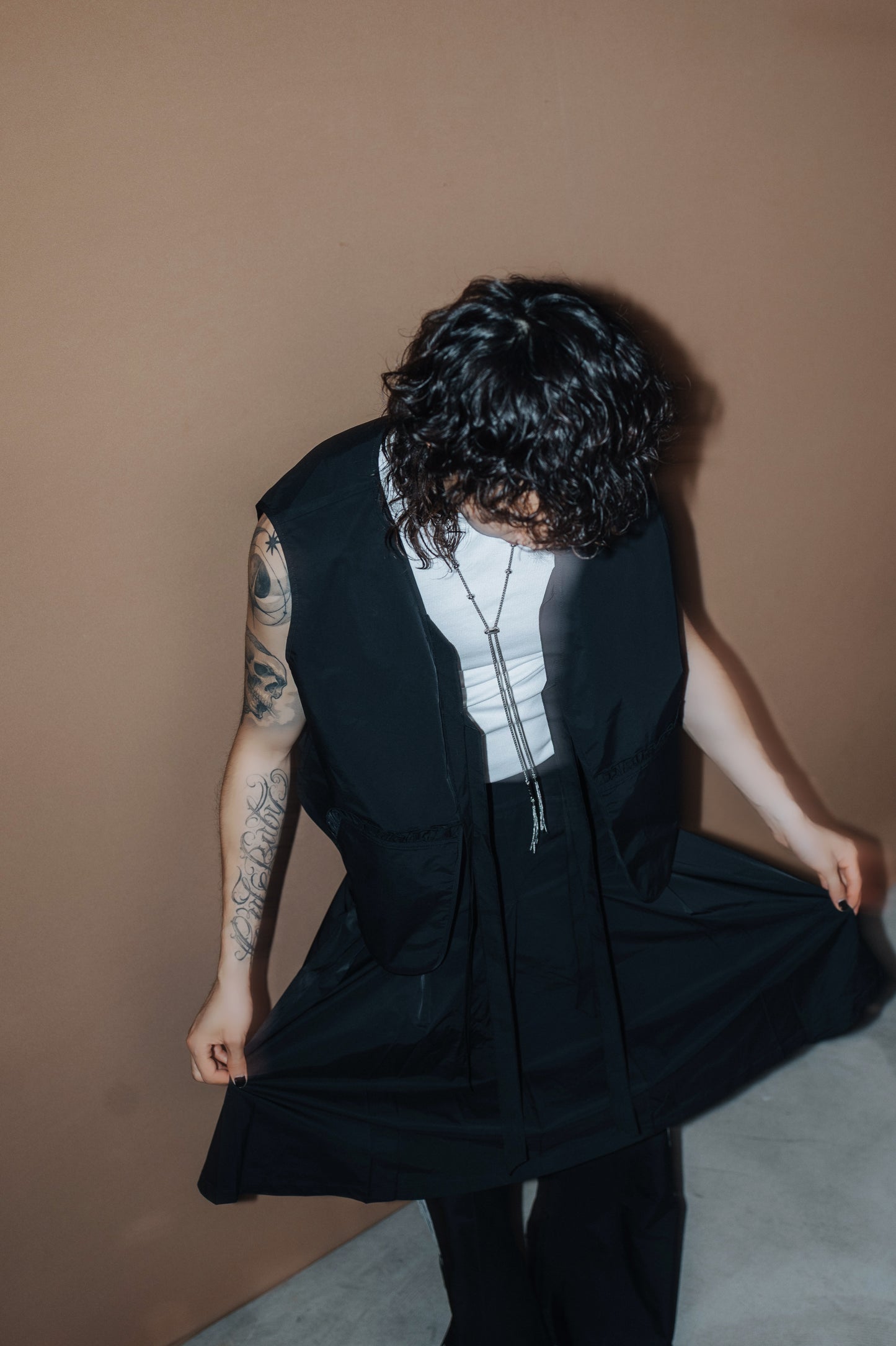 No.202514 Still vest jackrt (black) - 2025 June Collection