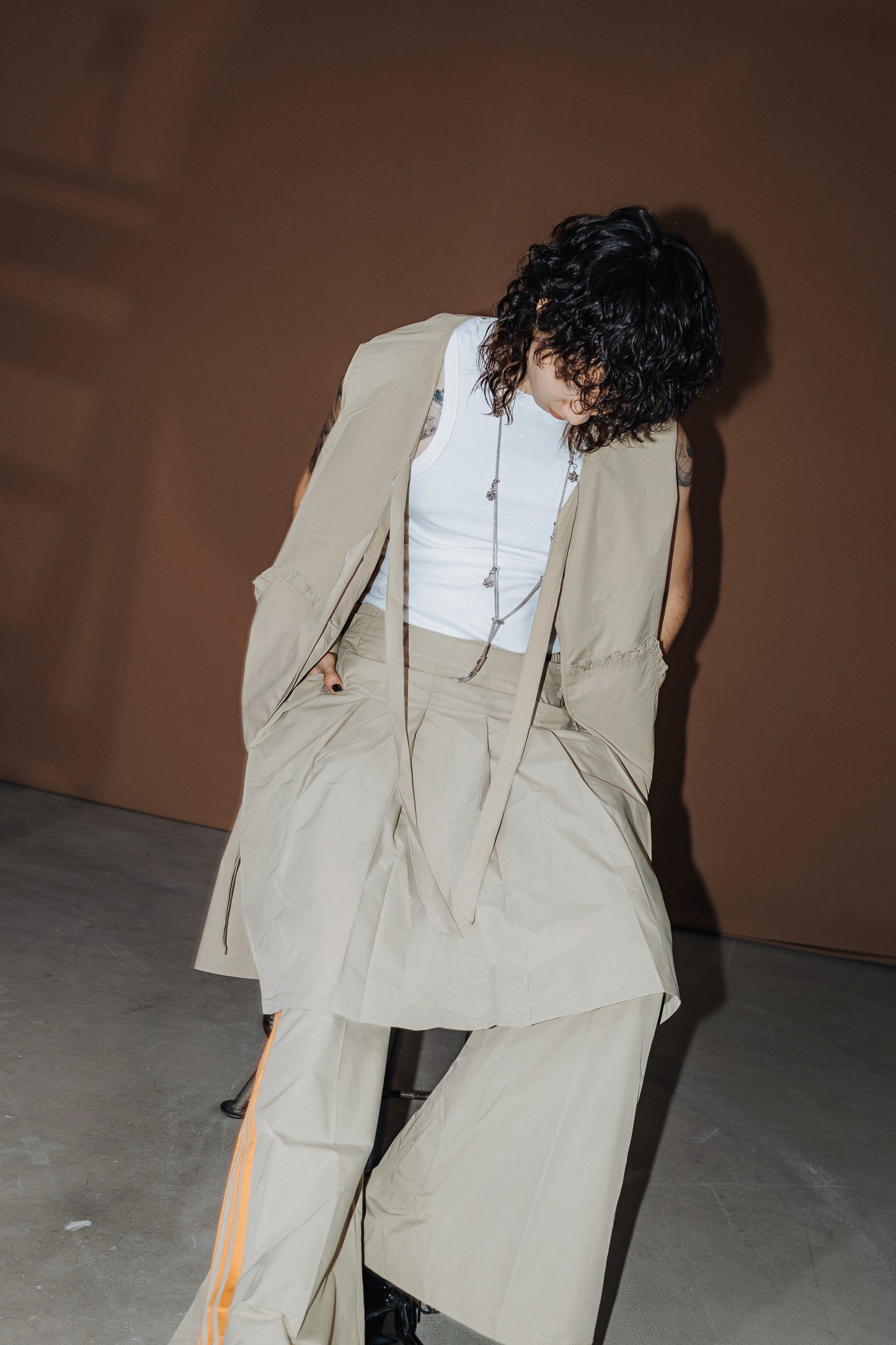 No.202516 Pleated skirt (beige) - 2025 June Collection