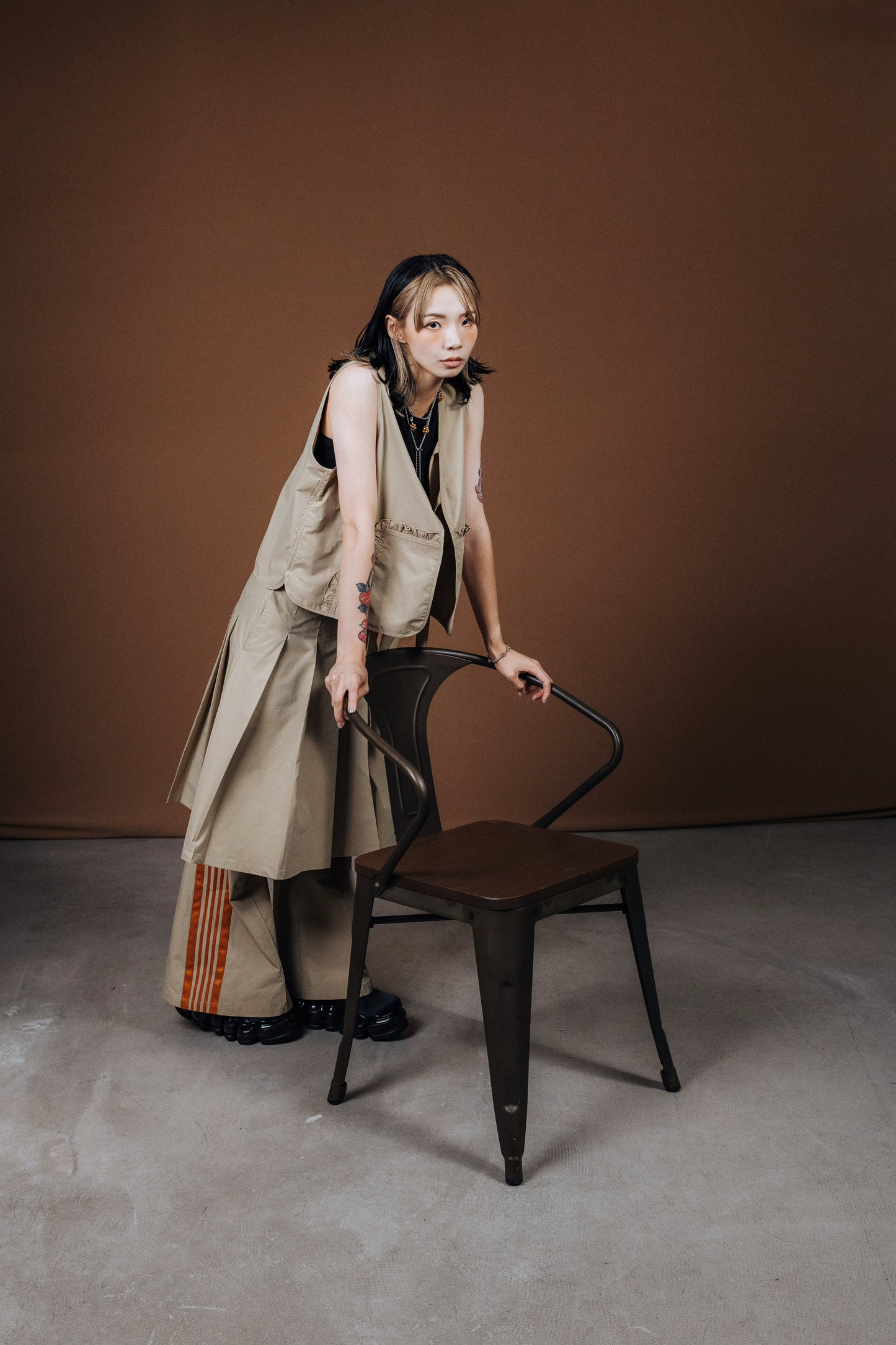 No.202517 Still vest jackrt (beige) - 2025 June Collection
