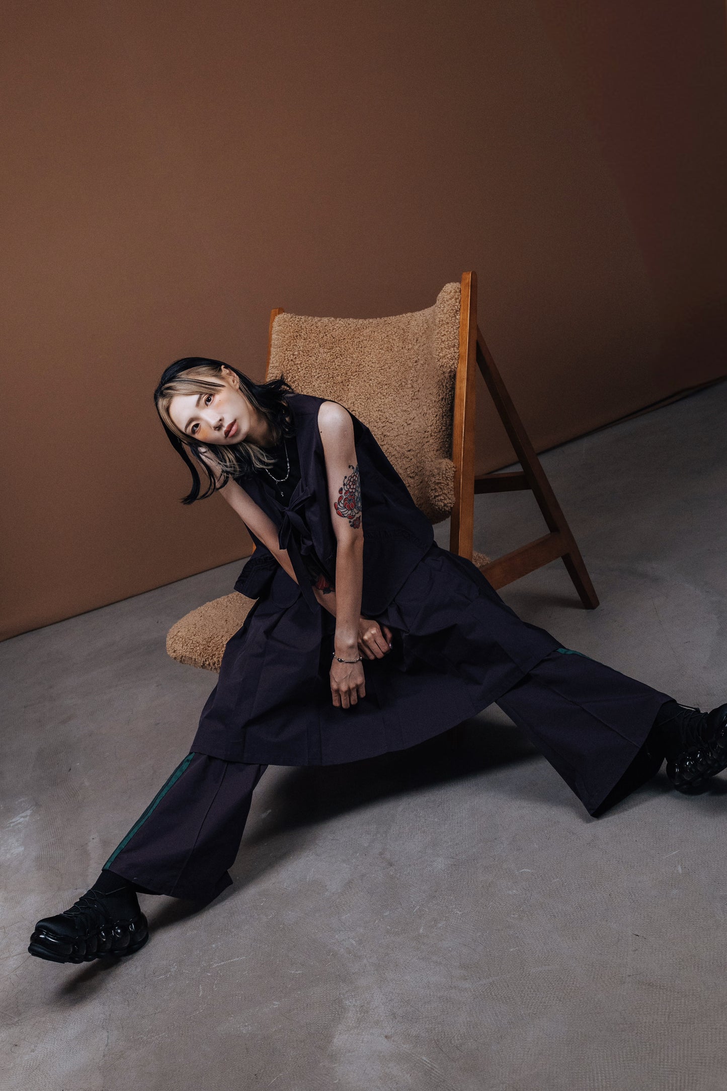 No.202519 Pleated skirt (purple) - 2025 June Collection