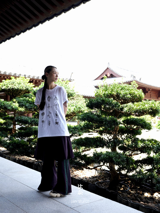 No.202532 flowers tee (unisex)-2025 August Collection