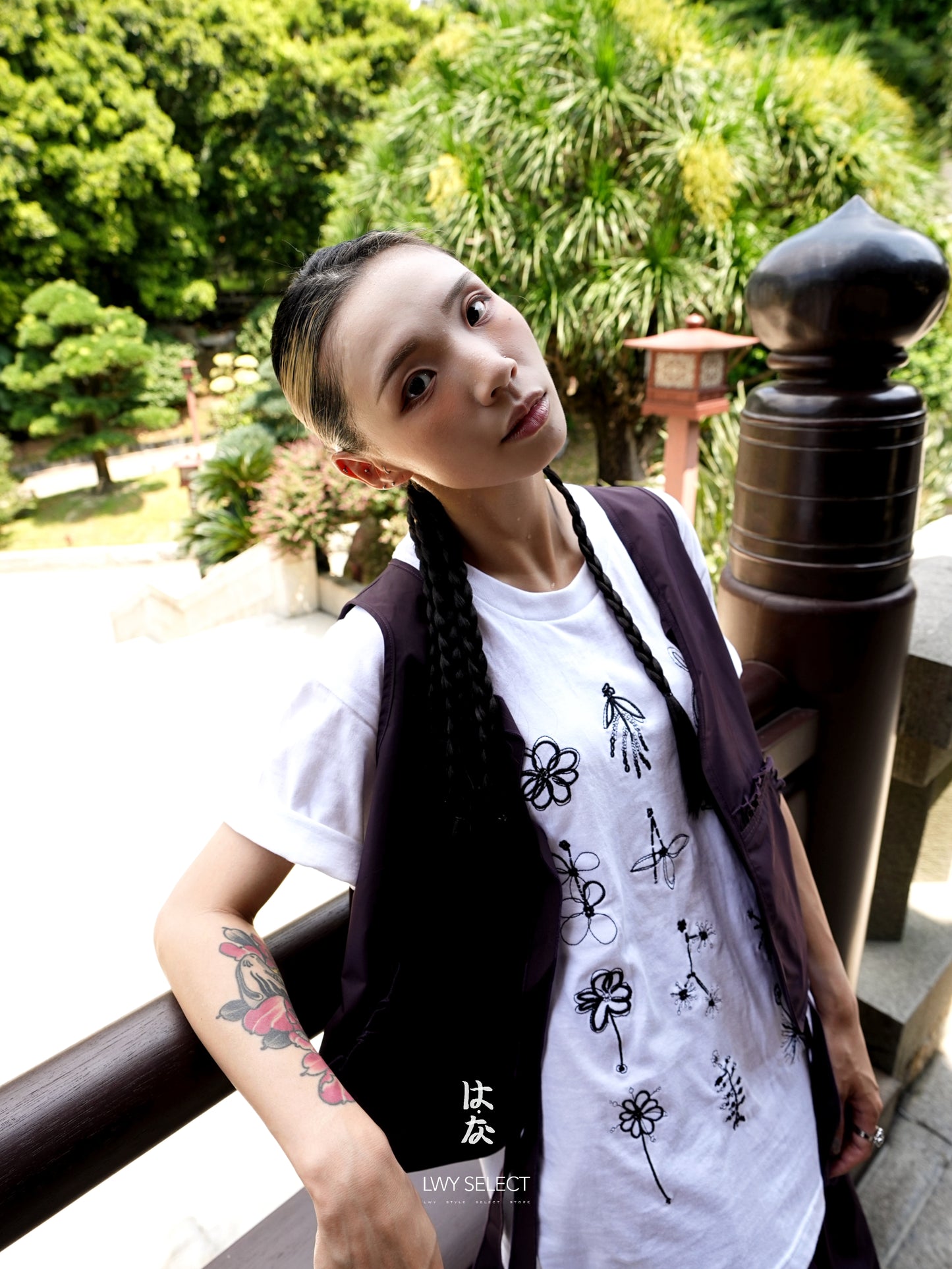 No.202532 flowers tee (unisex)-2025 August Collection