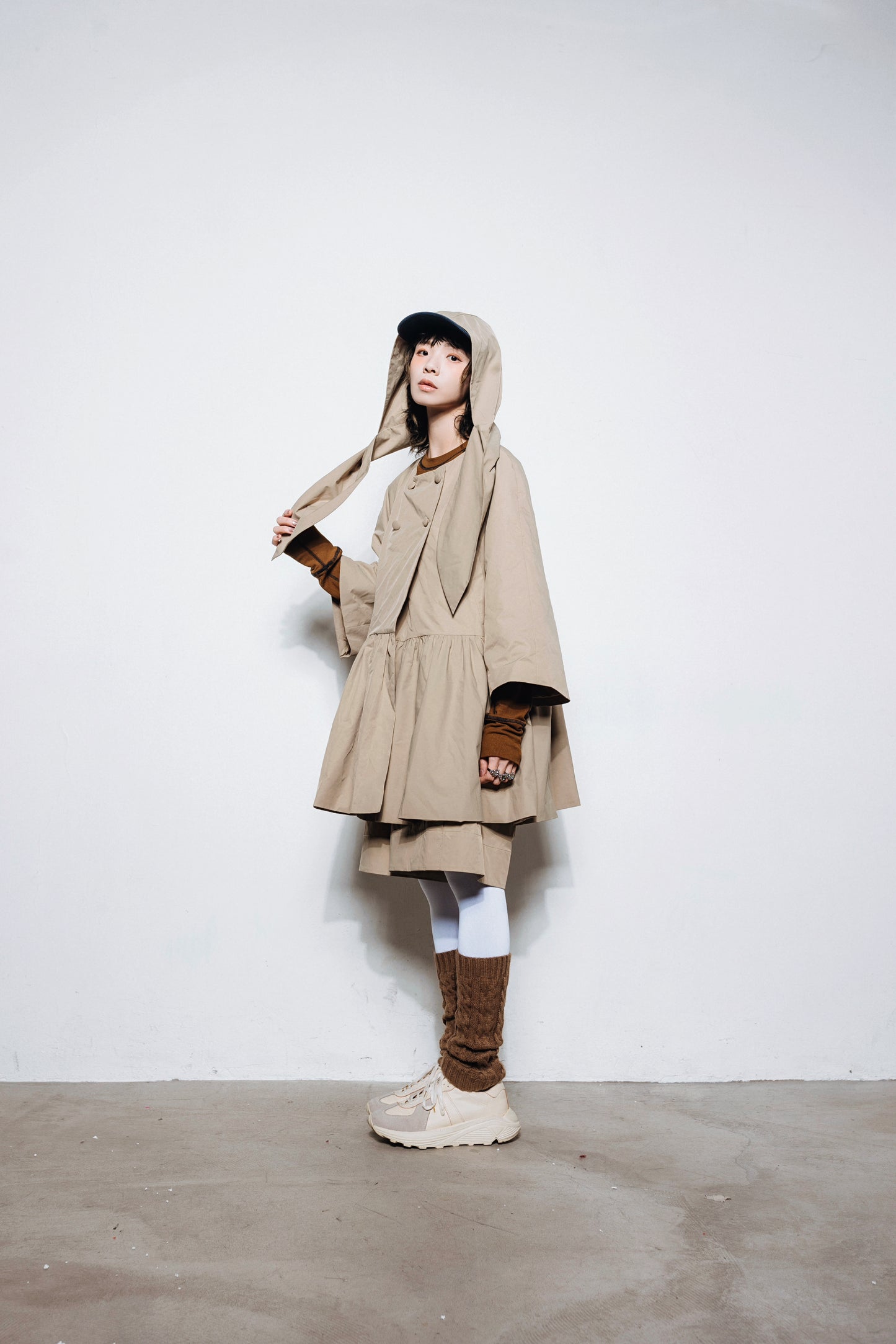 No.202501 Two way Trench coat (beige)- 2025 February Collection