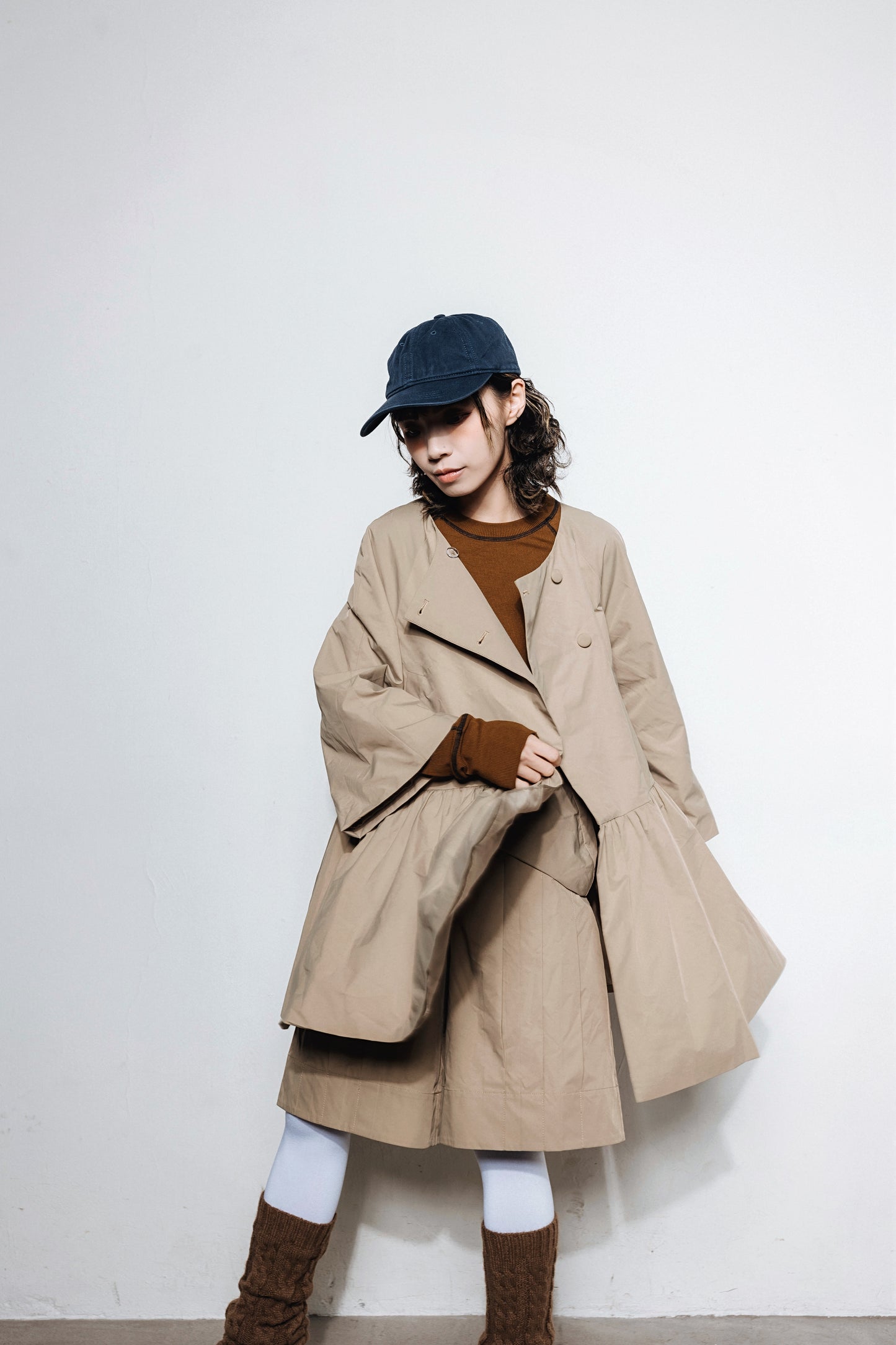 No.202501 Two way Trench coat (beige)- 2025 February Collection