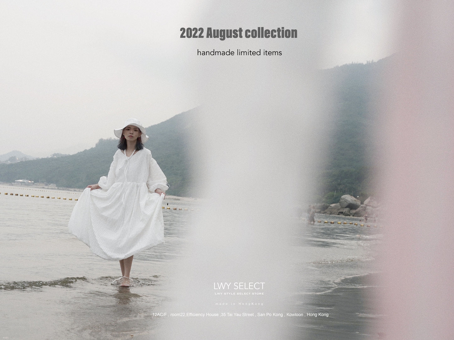 White Bubble check one piece - 2022 August collection