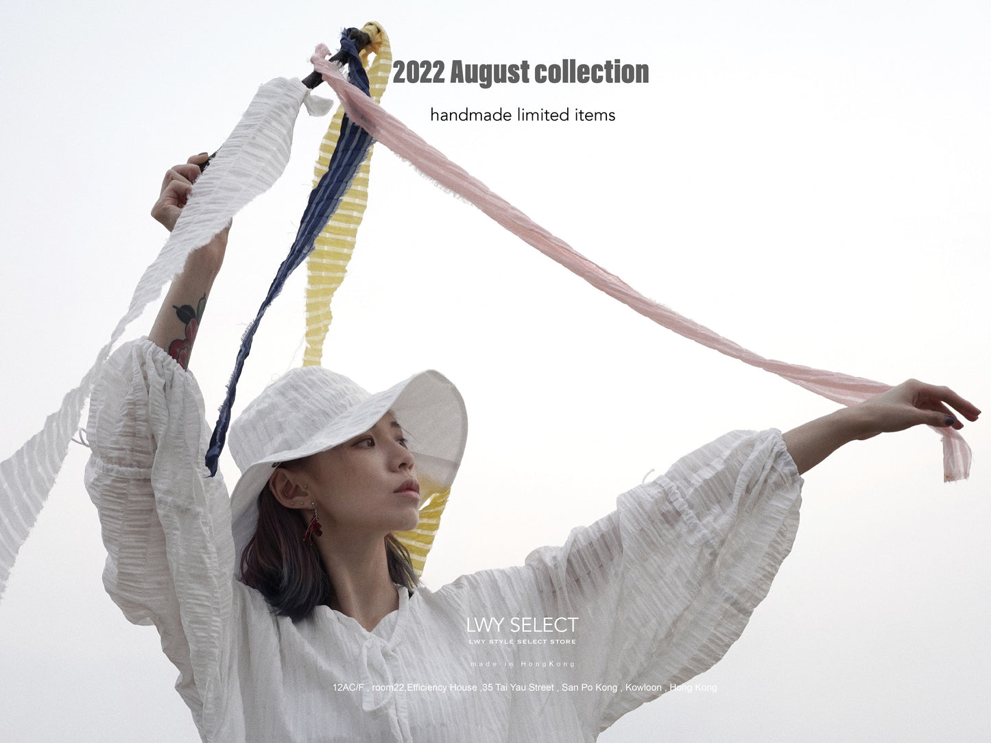 White Bubble check one piece - 2022 August collection